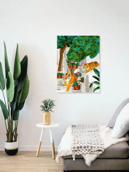 Photocircle Photocircle Poster / Leinwandbild - Tigers in Greece – Produktbild 4 von 4