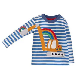 Frugi Frugi Langarm-Shirt Bagger Regenbogen Doug Applique Top – Produktbild 1 von 1