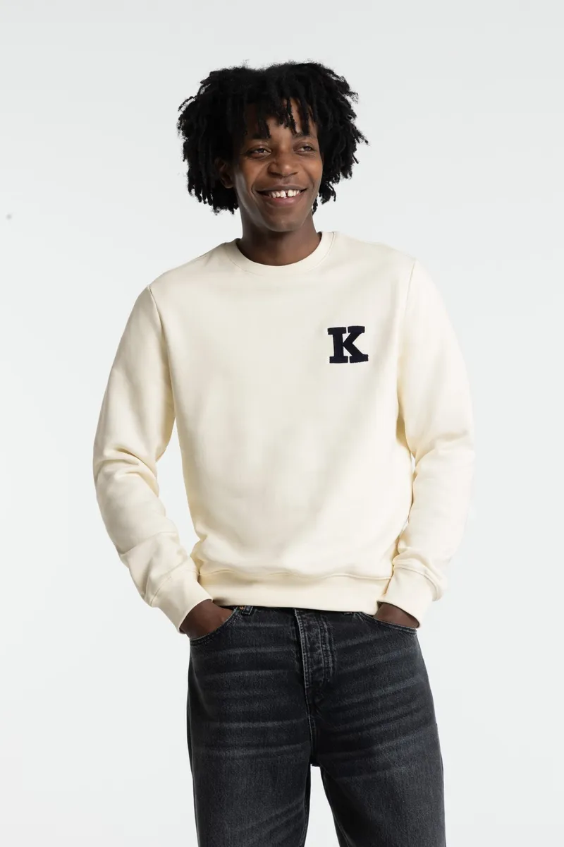 Kings Of Indigo Kings of Indigo Herren vegan Sweatshirt Stephen Cloud Dancer Weiß, Weiß, – Produktbild 1 von 2