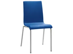 Esszimmerstuhl "LIFE" 100 % Polyester, mittelblau – Produktbild 1 von 1