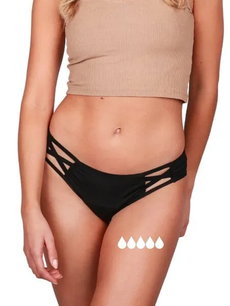 Taynie Extra starke Periodenunterwäsche 60°C Taynie Woman Extra Stark, Schwarz, – Produktbild 2 von 4