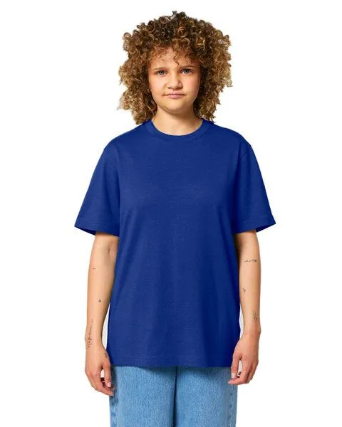 YTWOO YTWOO Nachhaltiges schweres Unisex T-Shirt, Blau, – Produktbild 3 von 4