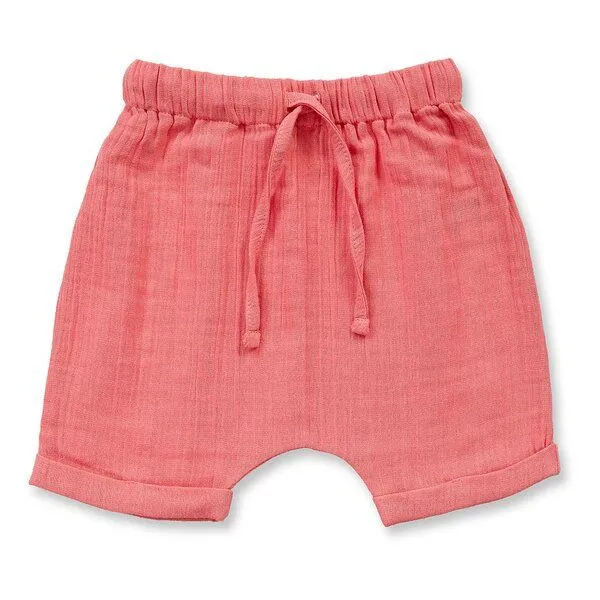 Sense Organics Sense Organics Baby Shorts, Modell CHARLIE, Pfirsichrosa, – Produktbild 2 von 4