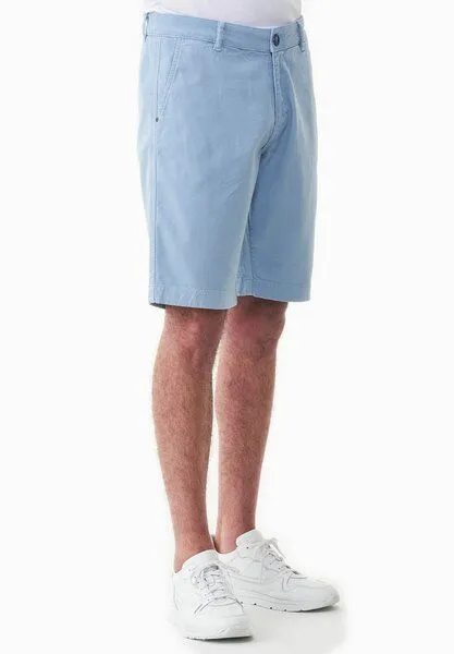 ORGANICATION ORGANICATION Shorts aus Bio-Baumwolle, Ice blue, – Produktbild 3 von 4