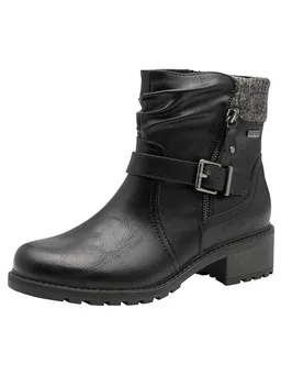 Jana Jana Vegan, Tex, Mehrweite Warm gefüttert Blockabsatz Stiefelette Vegan – Produktbild 1 von 1
