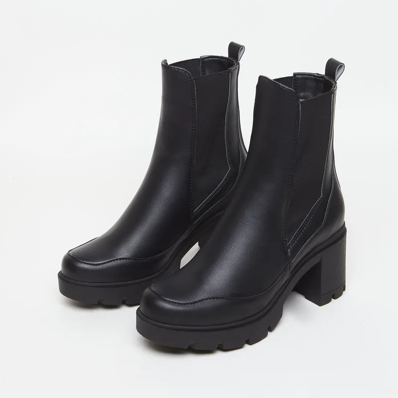 AGAZI AGAZI Damen vegan Winterstiefel Vicky Schwarz, Schwarz, – Produktbild 2 von 2
