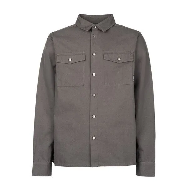 Iriedaily Iriedaily Dusty Canvas Shirt, Anthracite (grau), – Produktbild 1 von 3