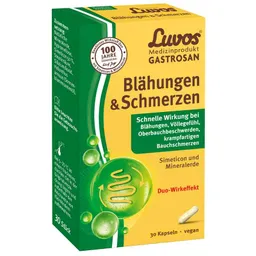 Heilerde-Gesellschaft Luvos Just Heilerde-Gesellschaft Luvos Just LUVOS GASTROSAN Blähungen & Schmerzen 30 St Kapseln – Produktbild 1 von 1