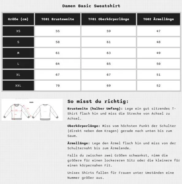 YTWOO YTWOO Damen Basic Sweatshirt, Ivory, – Produktbild 4 von 4