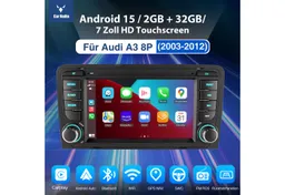 ESSGOO 7" Android 15 Für Audi A3 8P 2003-2012 S3 2006-2012 RS3 GPS Navi Autoradio (RDS, 2+64GB(optional), FM, DAB+ (optional), Wireless Carplay Android Auto Bluetooth EQ USB WIFI Touchscreen SWC) – Produktbild 1 von 1