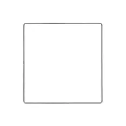 Rico Design Rico Design Metallring Quadrat anthrazit 20cm – Produktbild 1 von 1