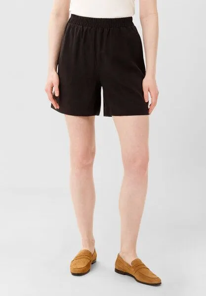 Les Lunes Les Lunes Shorts „Ellie Shorts Linen“, Schwarz, – Produktbild 1 von 4