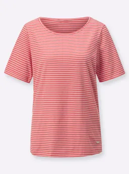 Witt Ringelshirt koralle-ecru-geringelt – Produktbild 1 von 1