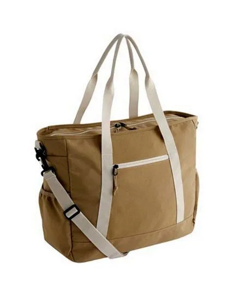 BagBase BagBase Recycelte Schultertasche, Sand, – Produktbild 1 von 4