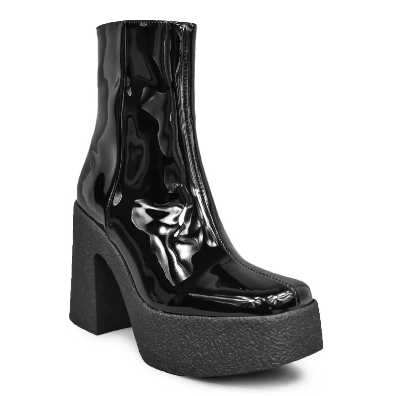 Altercore Altercore Damen vegan Stiefel Mazikeen, Schwarz, – Produktbild 3 von 3