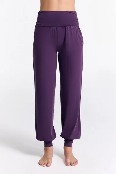True North True North Damen Yogahose aus Tencel Lyocell T1320, Weinbeere, – Produktbild 1 von 3