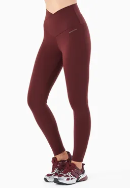 ORGANICATION ORGANICATION Damen vegan Leggings Hohe Taille Libby Bordeaux – Produktbild 1 von 1