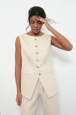 IVA RYCH IVA RYCH Anzugsweste aus Seide I Deadstock – Produktbild 1 von 1