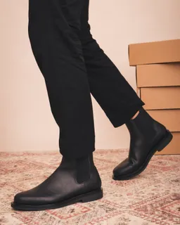NAE NAE Herren vegan Chelsea Boots Denis Schwarz – Produktbild 1 von 1
