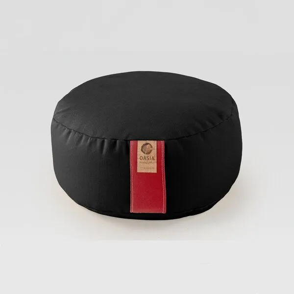 Oasia Manufaktur Oasia Manufaktur Meditationskissen, rund, Schwarz, – Produktbild 1 von 5