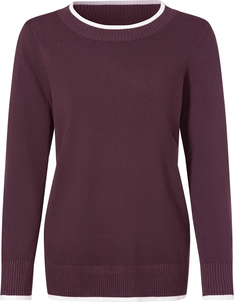 heine Feinstrickpullover burgund, Burgund, – Produktbild 3 von 3
