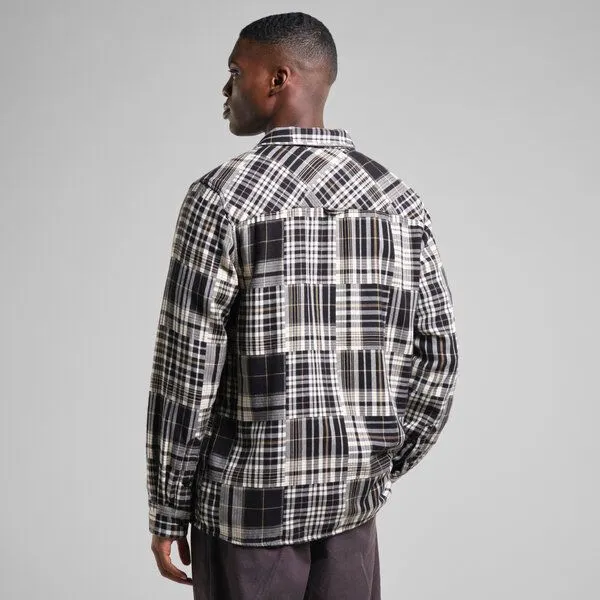 Dedicated DEDICATED Hemd Rute Flannel Patchwork - Black – Produktbild 3 von 3