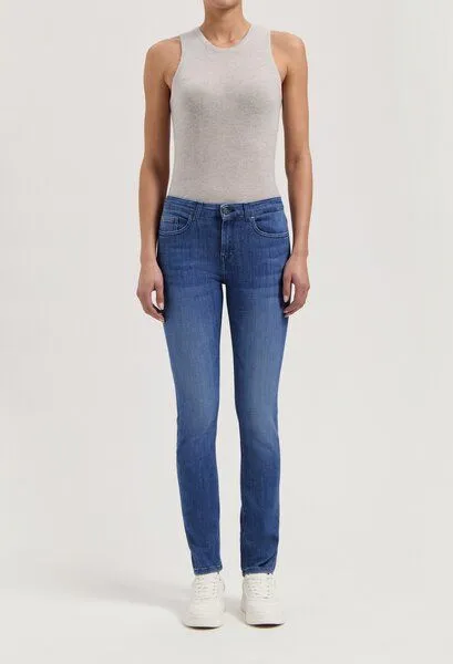 MUD Jeans MUD Jeans Damen Jeans Slim Fit "Faye - Authentic Indigo", Authentic indigo, – Produktbild 1 von 3