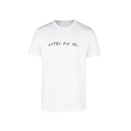 VIVA CON AGUA Biobaumwoll Unisex T-Shirt Weiss mit Motiv WATER FOR ALL von Viva con Agua – Produktbild 1 von 1