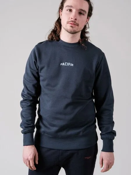 FANTASTIC REALITY STUDIOS Fantastic Reality Studios Pacific Sweatshirt – Bio-Baumwolle, Unisex, Blau, – Produktbild 2 von 4