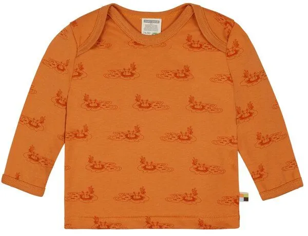 loud + proud loud + proud Babys & Kinder Shirt Druck, GOTS-zertifiziert, Carrot(orange), – Produktbild 2 von 4