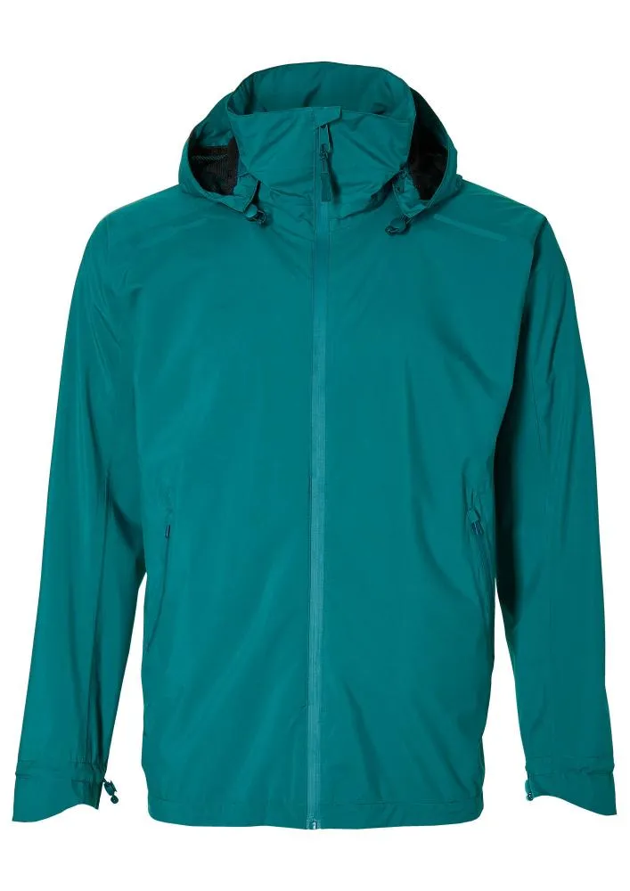 Basil Basil Skane Herren Regenjacke teal green M - atmungsaktiv & wasserdicht (10.000 WP/MVP), T-Fabric mit DWR-Beschichtung, ergonomischer Schnitt, reflektierend & helmtauglich – Produktbild 1 von 1