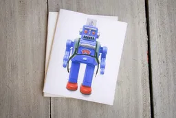BY COPALA BY COPALA 2er Notizbuch mit vintage Roboter-Motiv – Produktbild 1 von 1