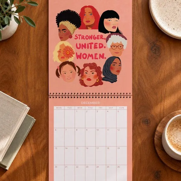 Photocircle Photocircle Strong Women Grow & Bloom Organizer & Terminplaner 2027 - Wandkalender von Raissa Oltmanns – Produktbild 2 von 4