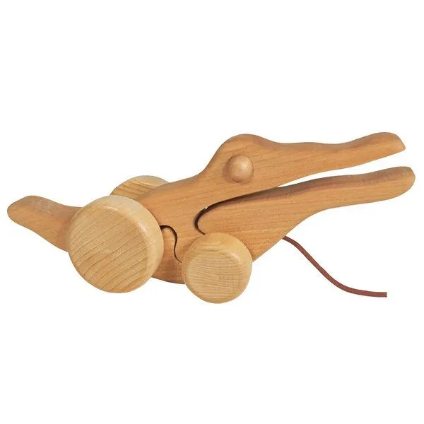 Mitienda Shop Mitienda Shop Ziehtier Krokodil Sammy aus Holz – Produktbild 1 von 2