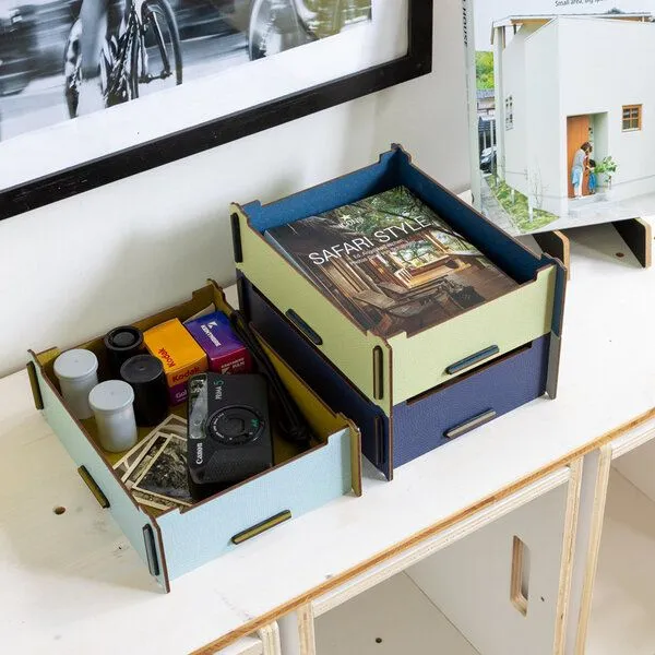 WERKHAUS WERKHAUS Aufbewahrungsbox klein Pastellblau – Produktbild 4 von 4