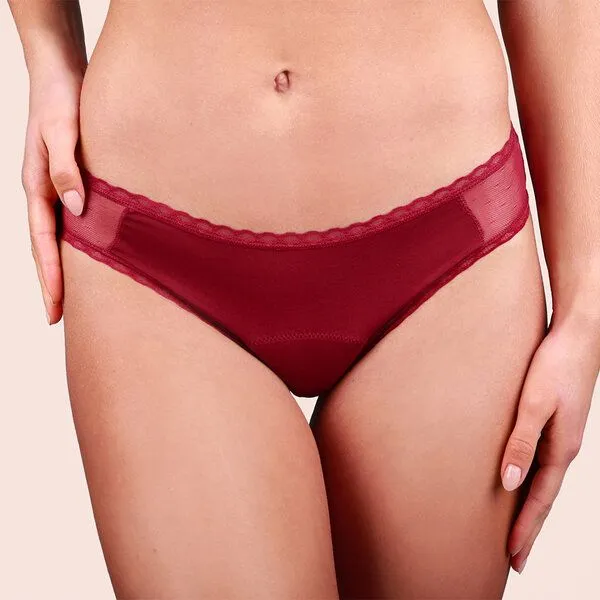 Taynie Ultra Periodenunterwäsche Biozidfrei 60°C Taynie Lady Ultra, Bordeaux, – Produktbild 3 von 4