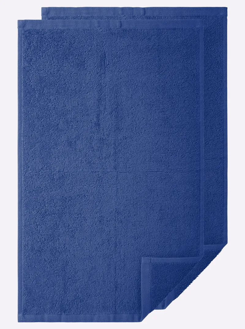 wäschepur Handtuch royalblau, Royalblau, – Produktbild 2 von 3