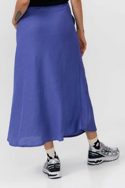 SUITE13LAB Suite13lab Damen-Midirock BELEN, Mid blue(blau), – Produktbild 4 von 4