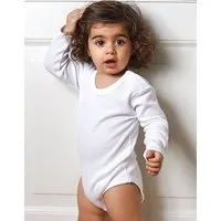 Neutral Neutral® Baby Wickelbody Strampler Langarm, Weiß, – Produktbild 1 von 1