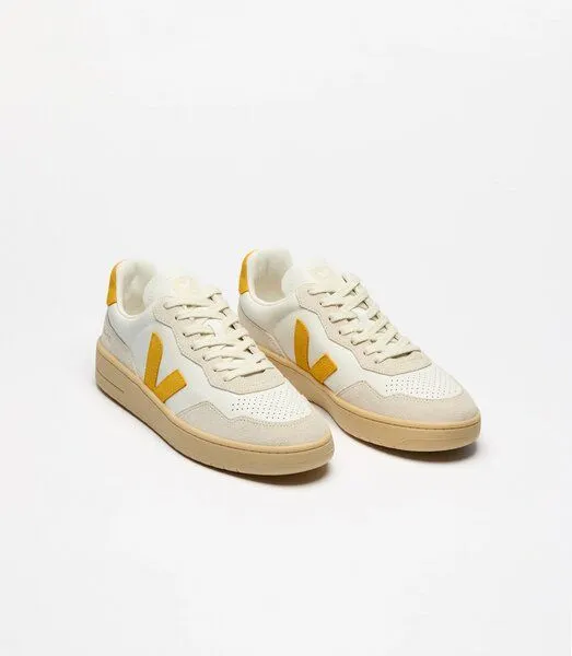 Veja Veja Damen-Sneakers V-90 OT Leather Extra White Toscane Natural – Produktbild 3 von 4