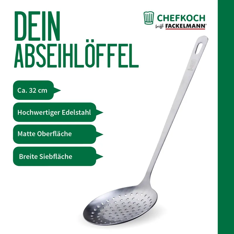 Chefkoch trifft Fackelmann Chefkoch trifft Fackelmann Abseihlöffel Berlin – Produktbild 3 von 3