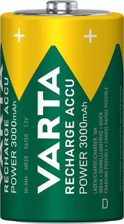 Varta Varta Mono Akku NiMH 3000 mAh Ready 2 Use 2er Pack – Produktbild 1 von 1