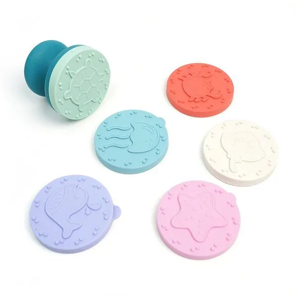 PETIKIDS PETIKIDS Silikonstempel aus dem Meer, Rosa, – Produktbild 4 von 4