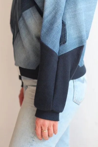 Bridge&Tunnel Bridge&Tunnel Blouson minimal blue – Produktbild 4 von 4
