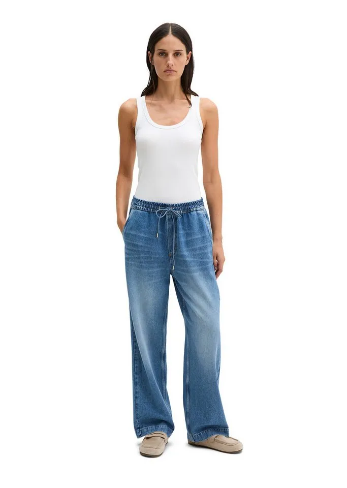 Marc O'Polo Marc O'Polo Regular-fit-Jeans aus TENCEL™ Lyocell, Blau, – Produktbild 5 von 5