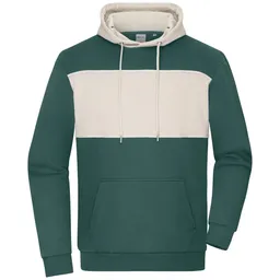 Daiber Daiber Unisex Hoody mit Kontrasteinsatz 8051 Gr. S smoky-green/sandstone – Produktbild 1 von 1