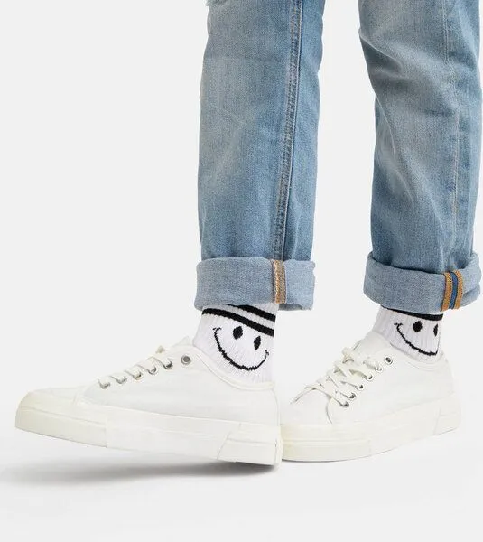 Natural Vibes Natural Vibes Sporty Smile Quarter Socken | Bio GOTS | Sneaker Socken mit Smile | Herren Damen Socken | – Produktbild 4 von 5