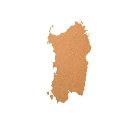 Kork-Deko Kork-Deko Sardinien als Pinnwand aus Kork XXL ca. 90x45 cm | Umriss Sardinien – Produktbild 1 von 1