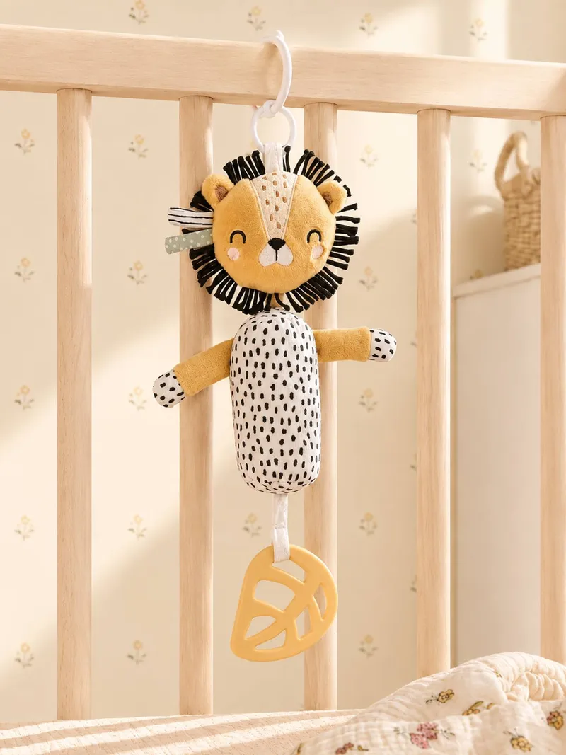 Vertbaudet Baby Activity-Löwe zum Aufhängen TANSANIA, Braun, – Produktbild 1 von 4