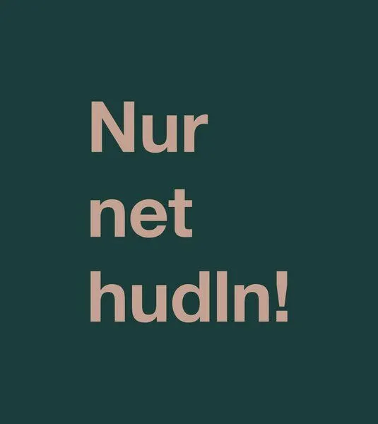Gary Mash GARY MASH T-Shirt Nur net hudln! aus Biobaumwolle, Dunkelgrün (grün), – Produktbild 4 von 4